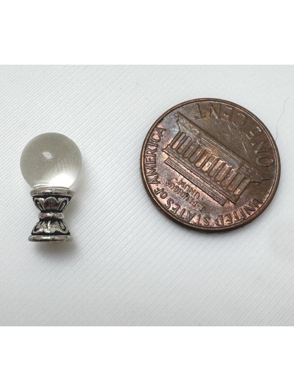 Micro Miniature‎ Crystal Ball Dollhouse Fairy Garden Witchcraft Fortune Teller